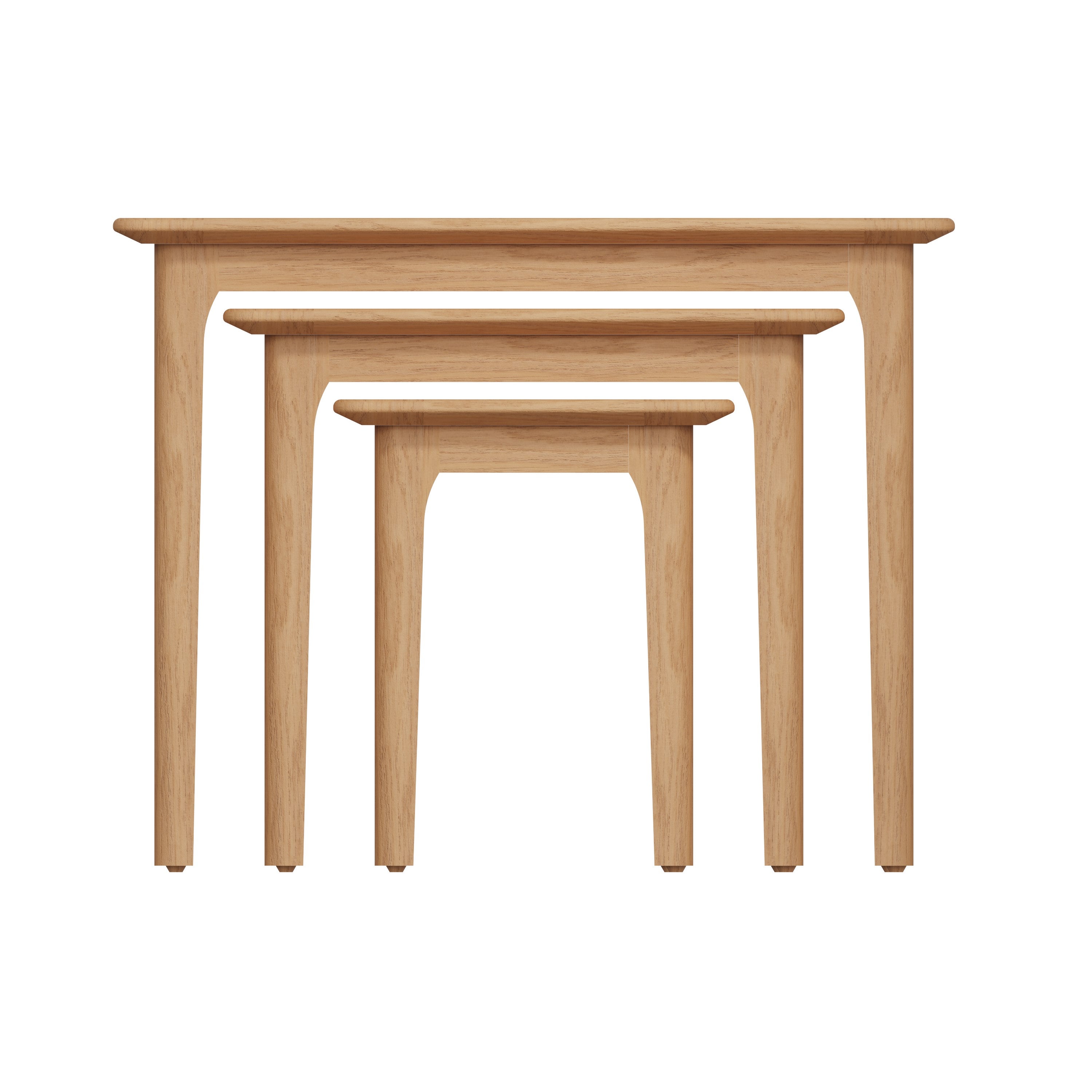 Rimini Oak Table - Nest of 3 Tables
