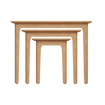 Rimini Oak Table - Nest of 3 Tables