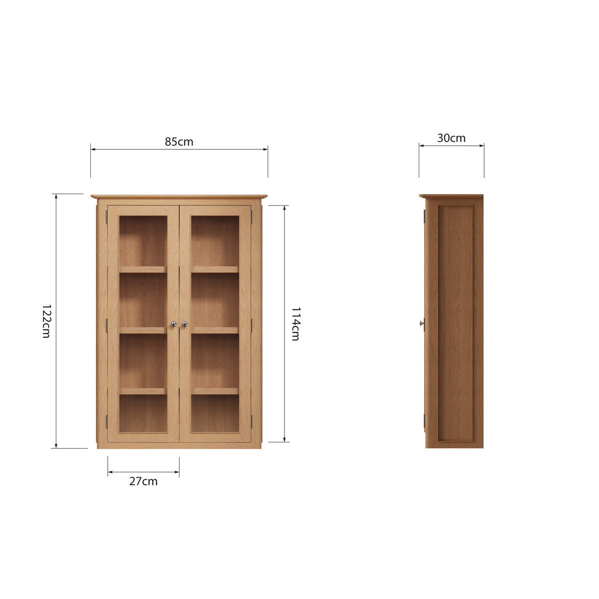Rimini Oak Sideboard Top - Small Sideboard Top