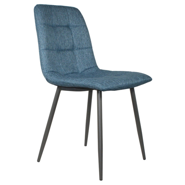 Orbit Dining Chair - Blue (Grey Leg)