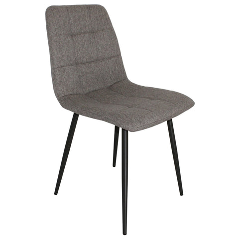 Orbit Dining Chair - Grey (Black Leg)