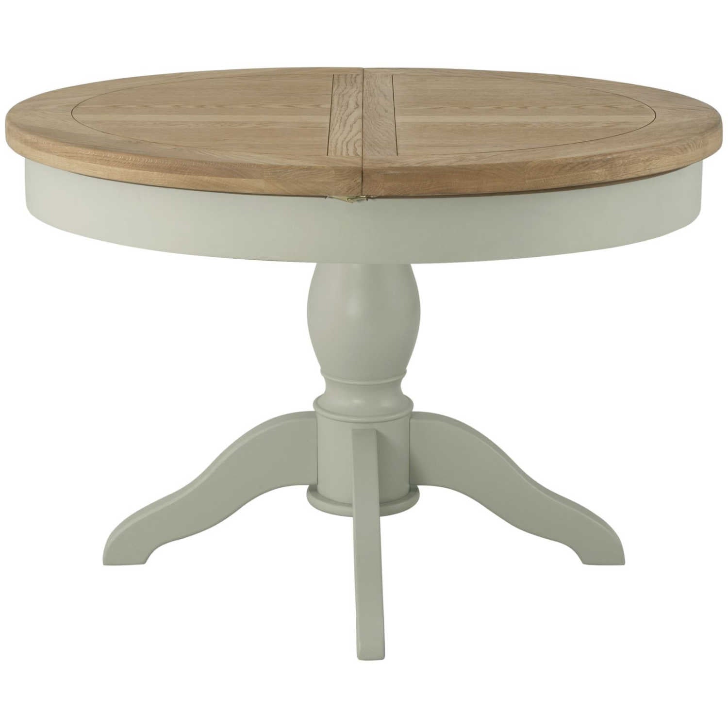 Portland Grand Round Butterfly Ext Table - Stone