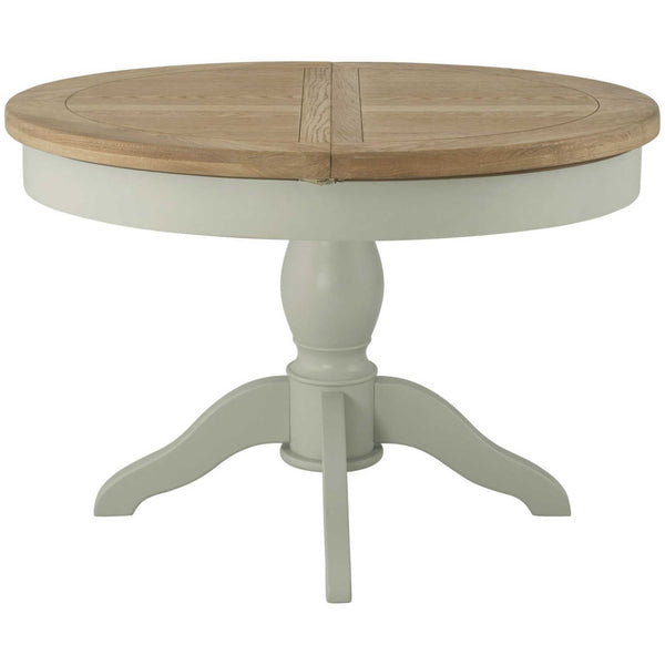 Portland Grand Round Butterfly Ext Table - Stone
