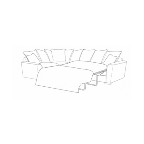 Fantasia Sofa - 1 Corner 2 Sofa Bed (Pillow Back)