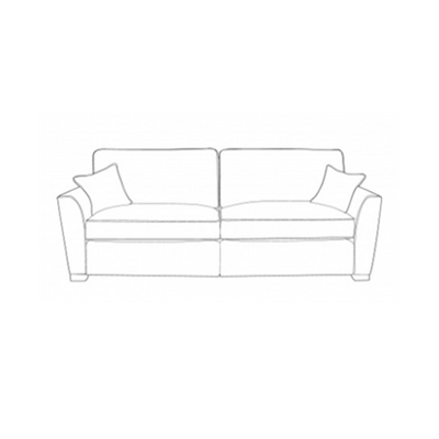 Fantasia Sofa - 4 Seater Modular (Standard Back)