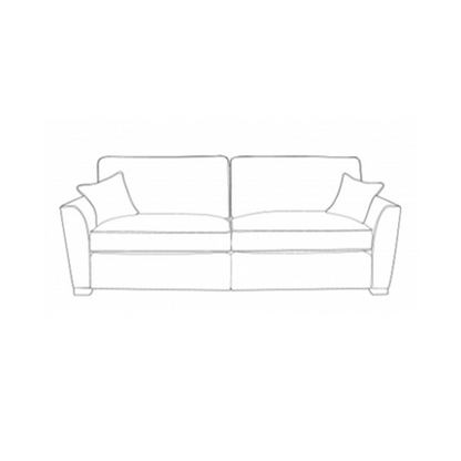 Fantasia Sofa - 4 Seater Modular (Standard Back)