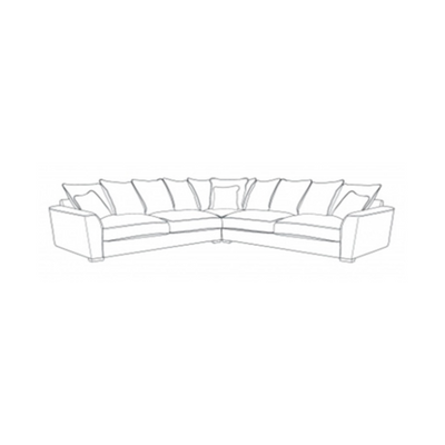 Fantasia Sofa - 2 Corner 2 (Pillow Back)