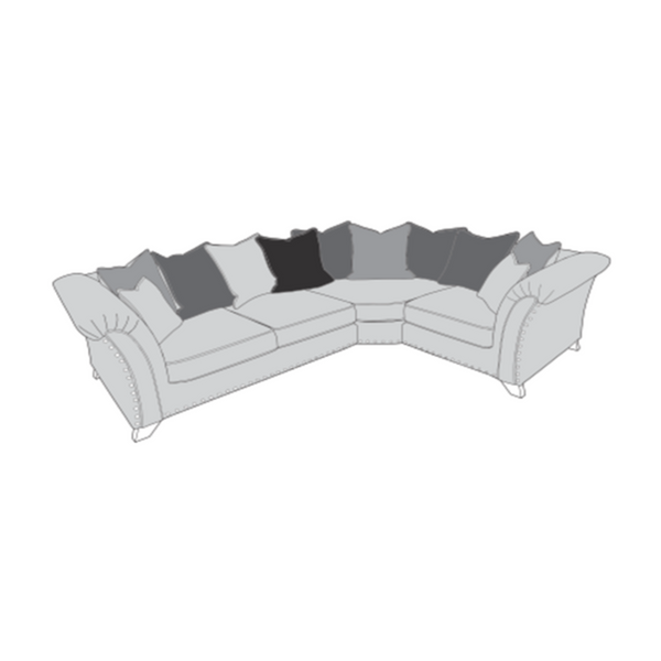 Vesper Sofa - 2 Corner 1 (Pillow Back)