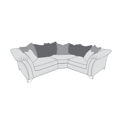 Vesper Sofa - 1 Corner 1 (Pillow Back)