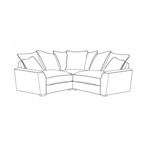 Fantasia Sofa - 1 Corner 1 (Pillow Back)