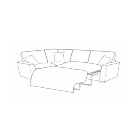 Fantasia Sofa - 1 Corner 2 Sofa Bed (Standard Back)