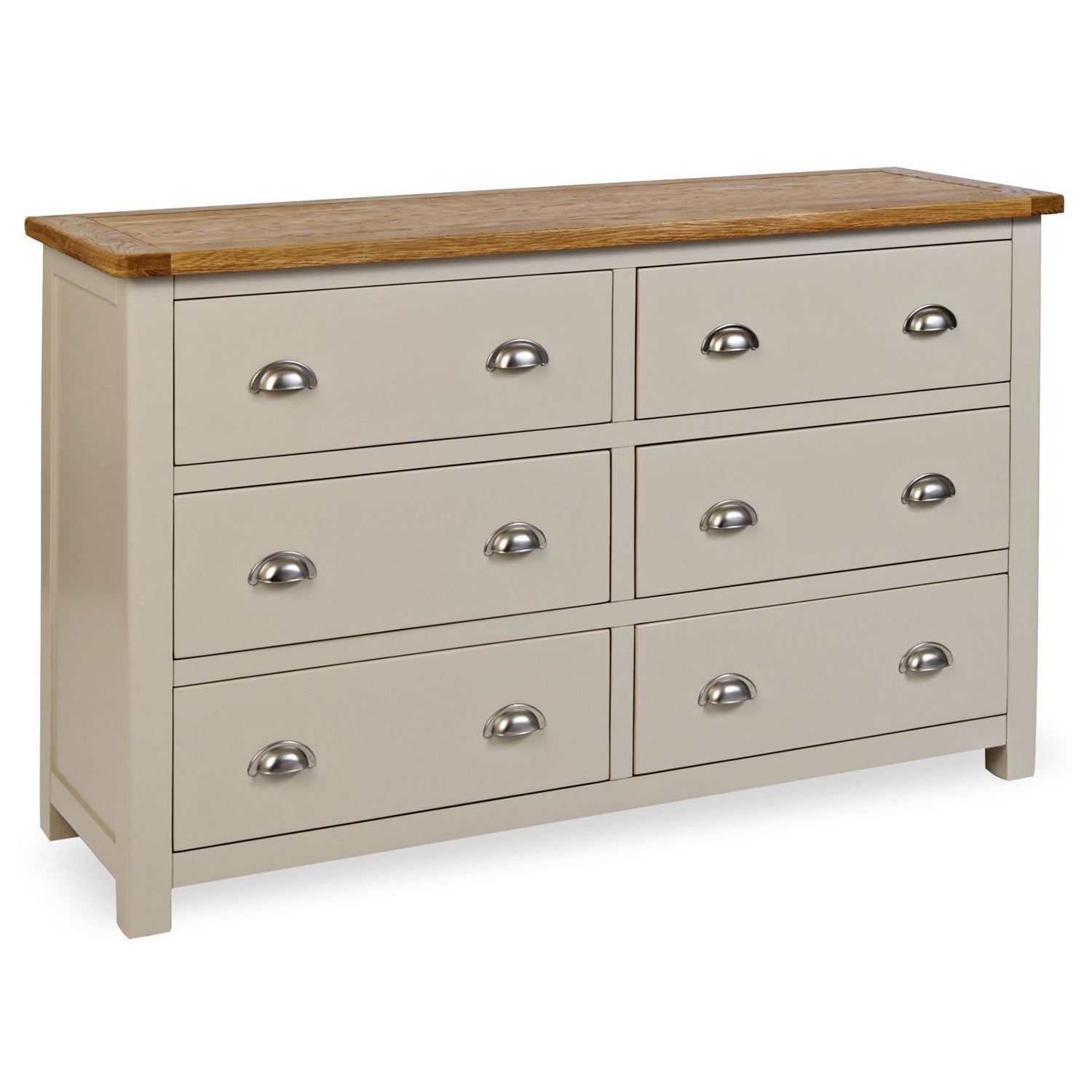 Painted oak chest of drawers discount