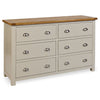 Portland 6 Drawer Chest - Stone