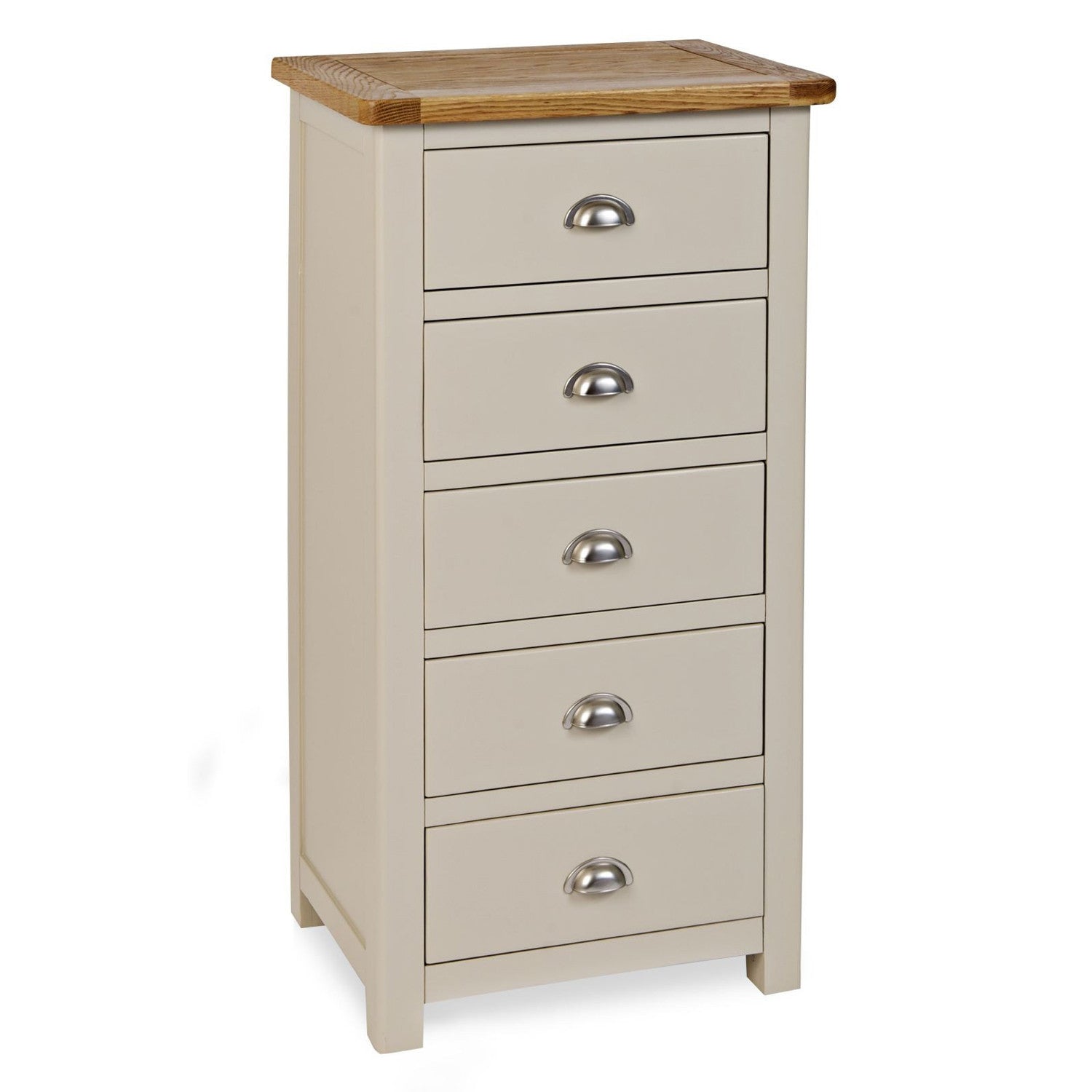 Portland Painted Chest of Drawers - 5 Drawer Tall Chest