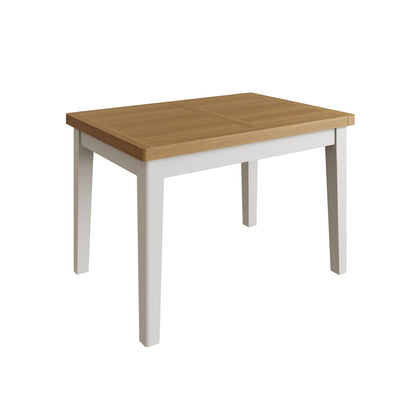 Oregon Oak & Stone Painted Dining Table - Extending 1.2m