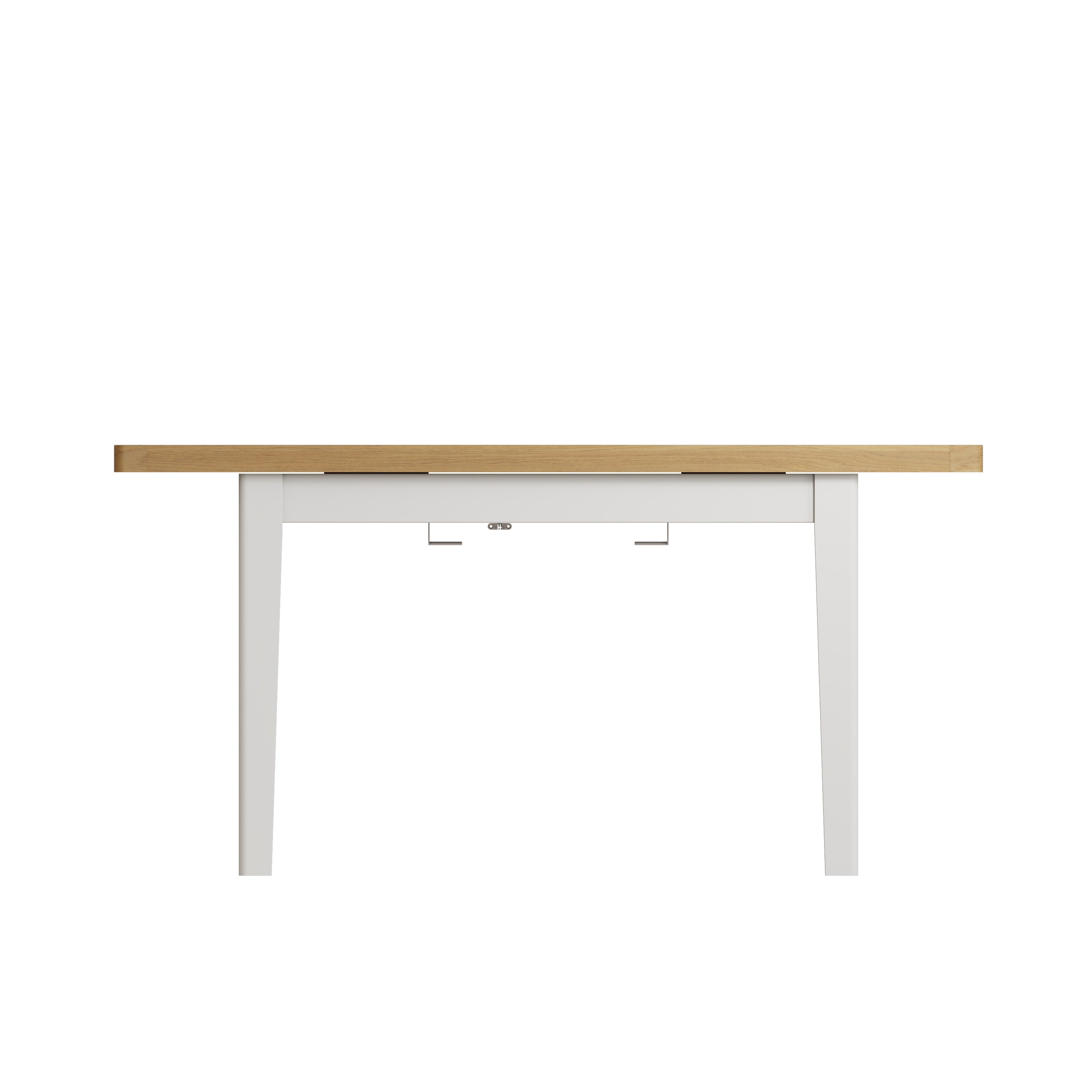 Oregon Oak & Stone Painted Dining Table - Extending 1.2m