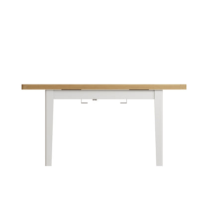 Oregon Oak & Stone Painted Dining Table - Extending 1.2m