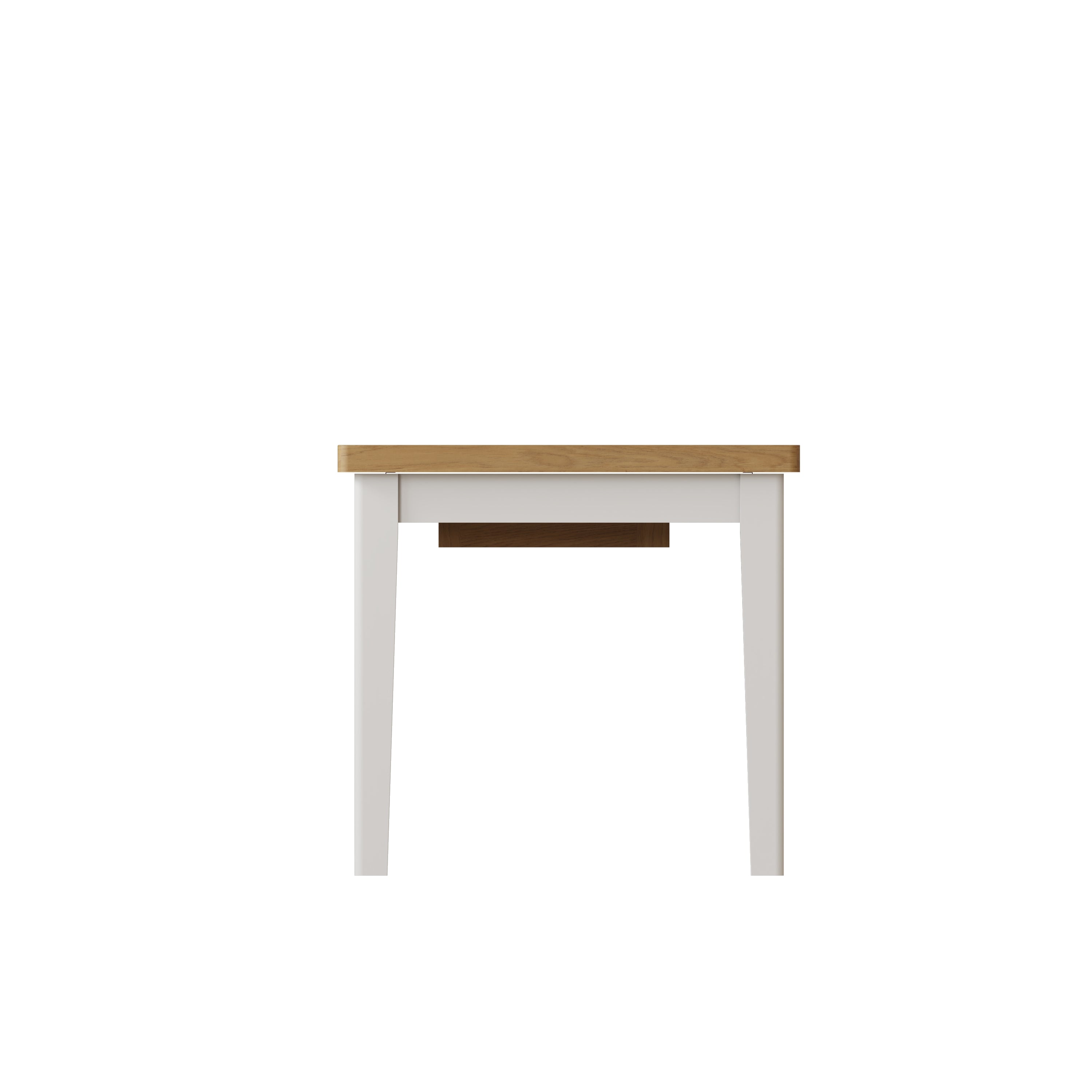 Oregon Oak & Stone Painted Dining Table - Extending 1.2m
