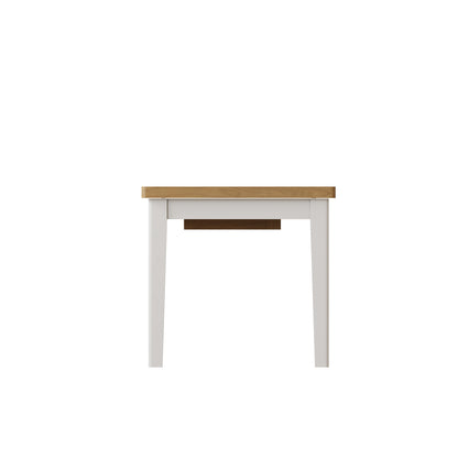 Oregon Oak & Stone Painted Dining Table - Extending 1.2m