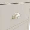 Oregon Oak & Stone Painted Chest of Drawers - 5 Drawer Narrow