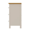 Oregon Oak & Stone Painted Chest of Drawers - 6 Drawer