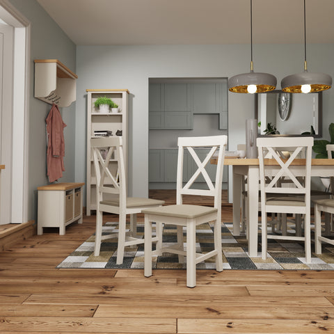 Oregon Oak & Stone Painted Dining Chair