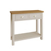 Oregon Oak & Stone Painted Console Table