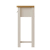 Oregon Oak & Stone Painted Console Table