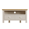 Oregon Oak & Stone Painted TV Unit - Corner