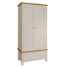 Oregon Oak & Stone Painted Wardrobe - 2 Door