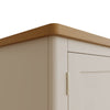 Oregon Oak & Stone Painted Wardrobe - 2 Door