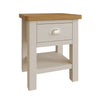 Oregon Oak & Stone Painted Lamp Table