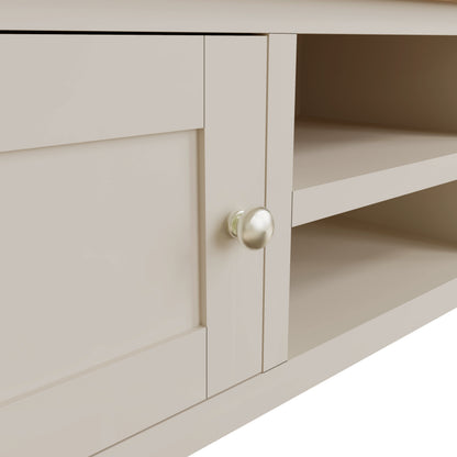 Oregon Oak & Stone Painted TV Unit - Large