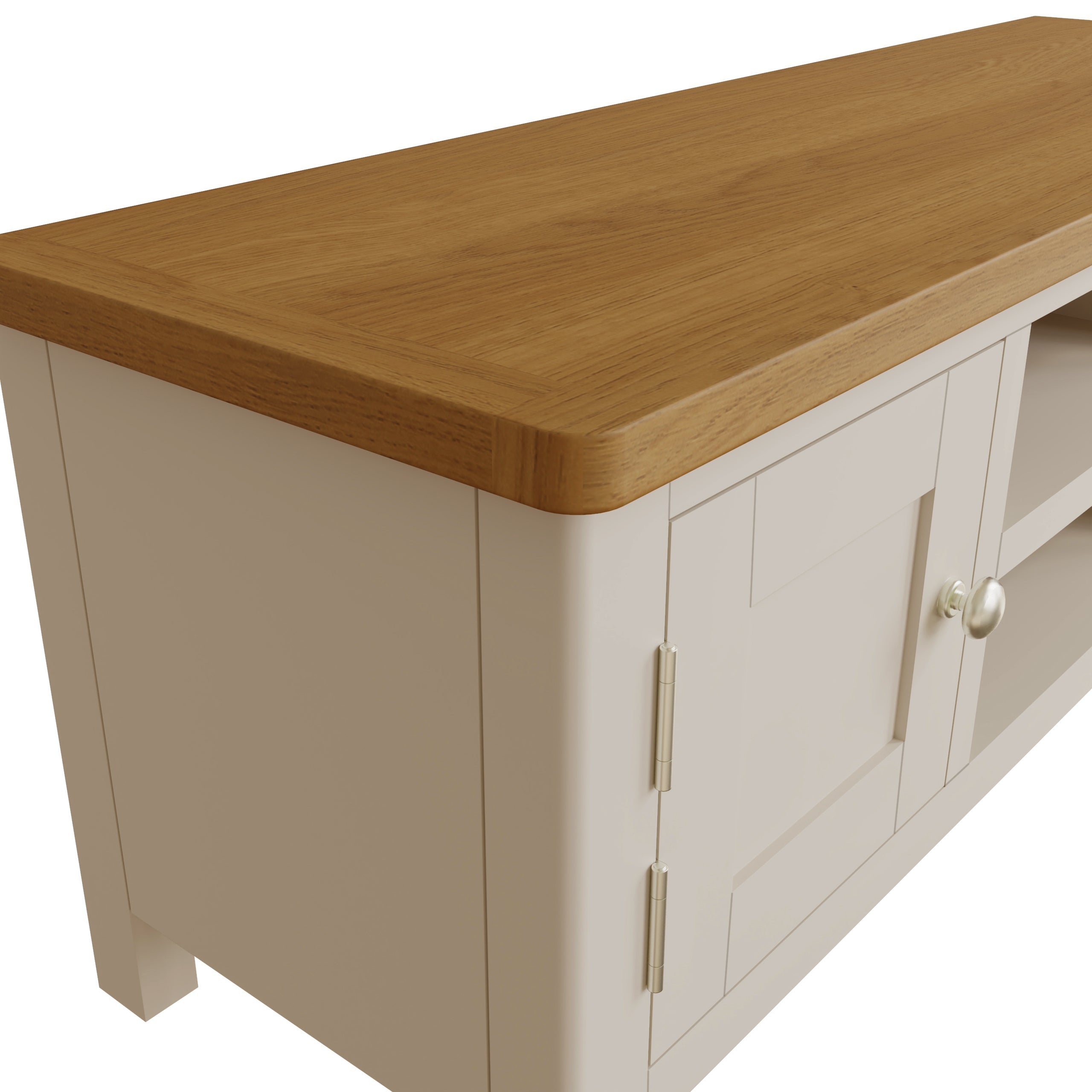 Oregon Oak & Stone Painted TV Unit - Large