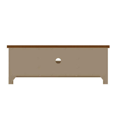 Oregon Oak & Stone Painted TV Unit - Large