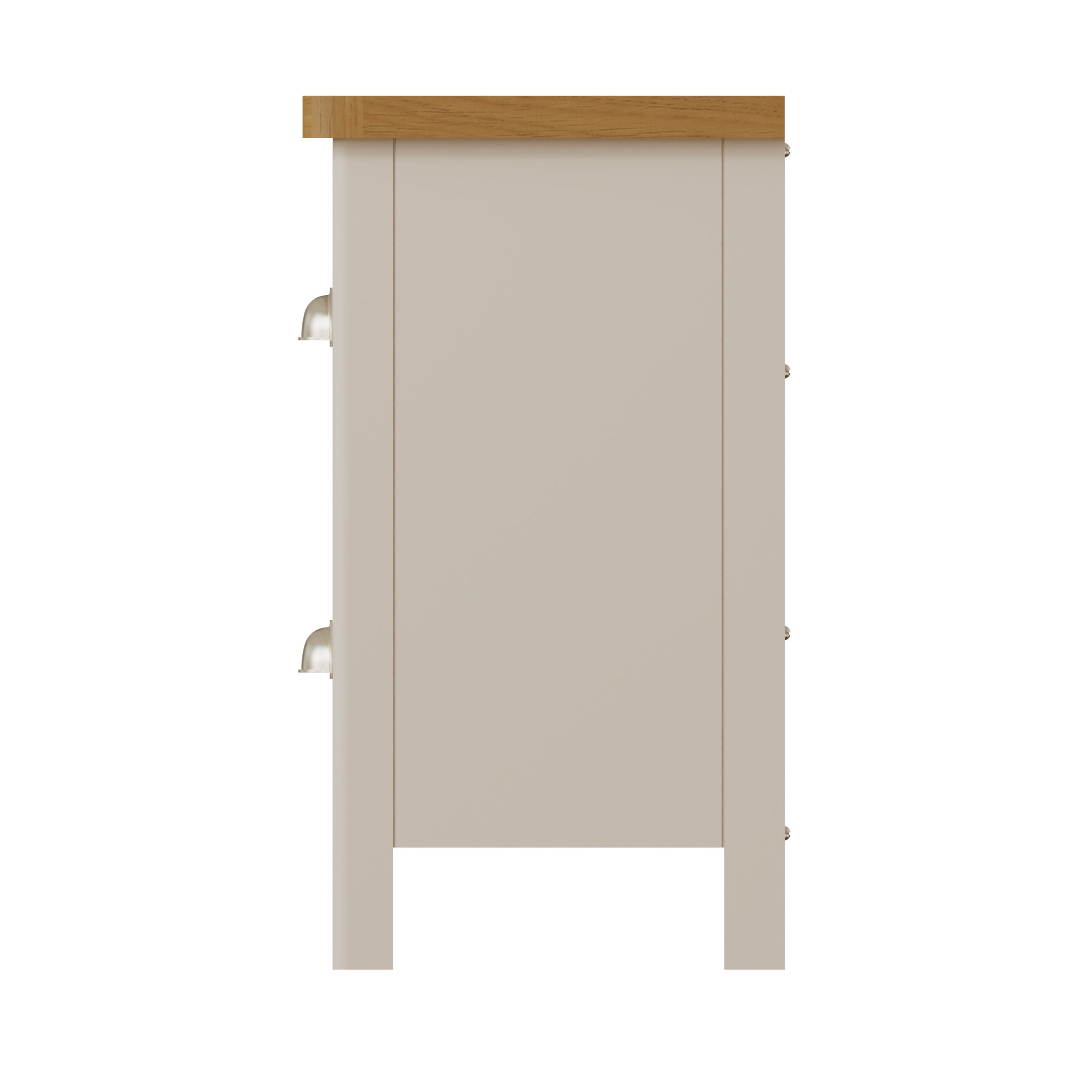 Oregon Oak & Stone Painted Bedside - Small