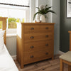 Oregon Oak Chest of Drawers - 2 Over 3 Chest