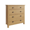Oregon Oak Chest of Drawers - 2 Over 3 Chest