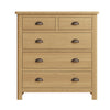 Oregon Oak Chest of Drawers - 2 Over 3 Chest