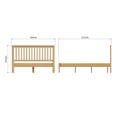 Oregon Oak Bed Frame