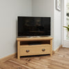 Oregon Oak TV Unit - Corner