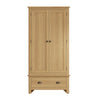 Oregon Oak Wardrobe - 2 Door with Drawer