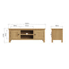 Oregon Oak TV Unit - Large