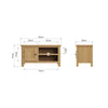 Oregon Oak TV Unit - Standard