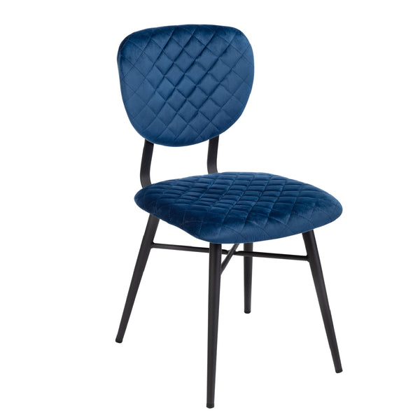 Ranger Dining Chair - Navy Velvet