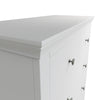 Chantilly White Painted Chest of Drawers - 2 Over 3