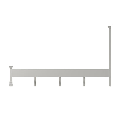 Chantilly White Painted Bed Frame - 6ft Super Kingsize