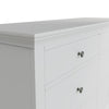 Chantilly White Painted Chest of Drawers - 6 Drawer