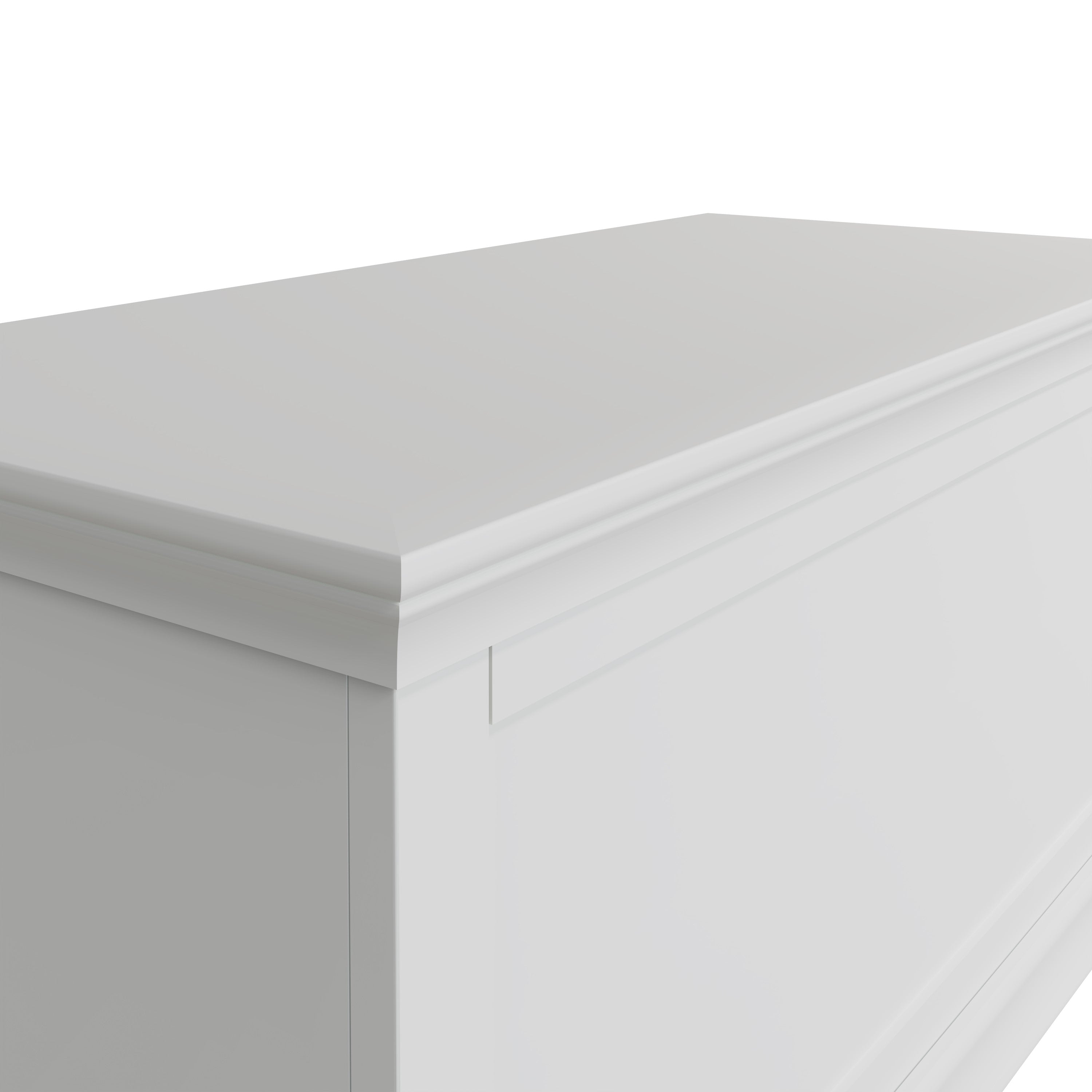 White painted blanket box best sale