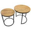Trend Round Nest of 2 Lamp Tables